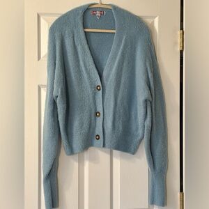 Urban Outfitters Blue Theo Cardigan Size S EUC